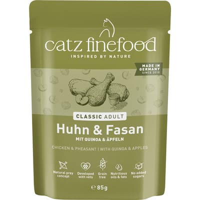 Mixpakket catz finefood 60 x 85 g - Kip & Fazant