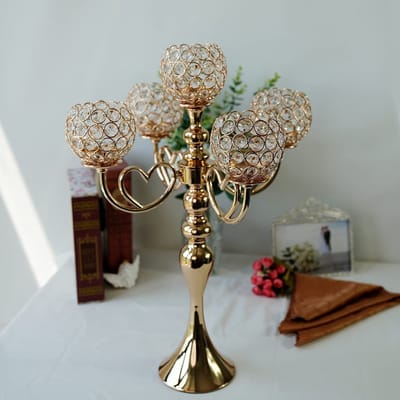 Kandelaar - Luxe Kaarshouder- Candle Holder – Kaarshouder – Kaarsenhouder – Woonkamer Accessoires