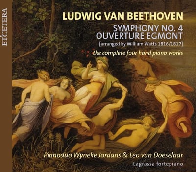 Wyneke Jordans & Leo Van Doeselaar - Beethoven: Symphony No. 4 | Egmont (Arr. Watts) (CD)