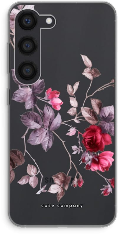 Case Company® - Hoesje geschikt voor Samsung Galaxy S23 hoesje - Mooie bloemen - Soft Cover Telefoonhoesje - Bescherming aan alle Kanten en Schermrand