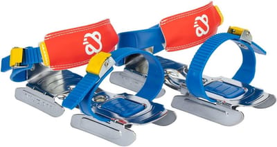 Verstelbare Glij-ijzers Blauw - Maat 24 t/m 34 - Voor Volwassenen en Kinderen