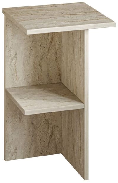 CALICOSY - Vierkant nachtkastje met legplank H60 cm - LERAY