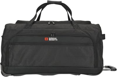Enrico Benetti Santa Cruz Wieltas 65 cm - Reistas 83 Liter - Dots Zwart-Wit