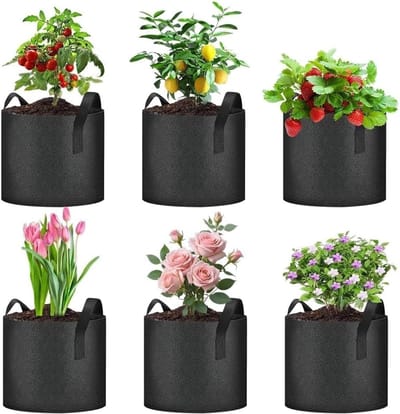 Duurzame plantentas van niet-geweven stof voor tuinieren, plantenverzorging en decoratie