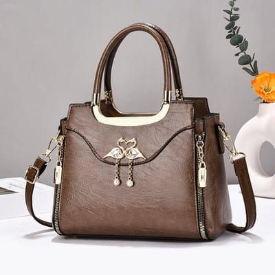 Nieuwe Patchwork Vintage Handtas Eenvoudig Universeel Rits Mode Crossbody Tas Grote Capaciteit Commutertas . gray
