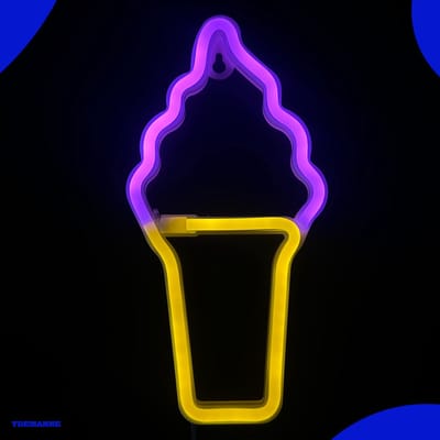 Neon Lamp - Softijsje - USB of Batterijen - Neon Verlichting - Neon Led Lamp - Neon Wandlamp