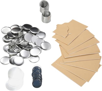 Ronde Spiegels Knoppen 58mm - 100 Sets voor Handgemaakte Ambachten en Creatieve Projecten
