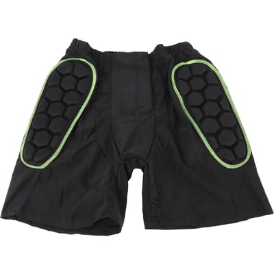 Beschermende Gewatteerde Shorts Verdikte Schokabsorptie Heup Staartbeen Gewatteerde Shorts voor Skiën Schaatsen Snowboarden black