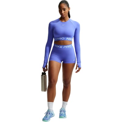 Nike Dri-Fit 365 3in Shorts Dames-blauw