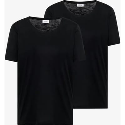Basic Shirt met ronde hals in een 2-pack
