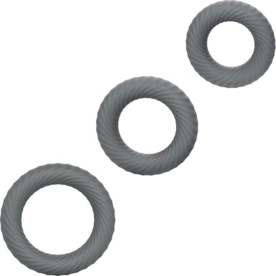 CalExotics - Link Up UltraSoft Ultimate Set - Rings Grijs