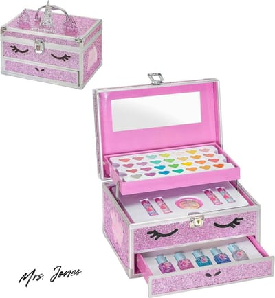 Mrs. Jones Aquarius Koffer 3 Etages Eenhoorn Make-up Roze 20 8436591923626 .