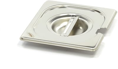 Gastronorm Deksel - 1/6 GN - RVS - met Uitsparing