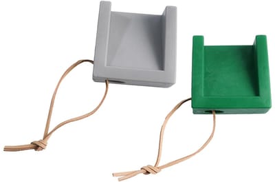 Dailygoods - 2 Stuks Antislip Rubber Deurwiggen