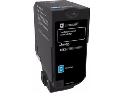 Lexmark 74C20C0 toner cartridge cyaan (origineel)