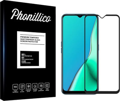 Screenprotector voor Oppo Reno A5 2020 / A9 2020 - 2 stuks Beschermglas van glas Transparante glazen schermbeschermfolie met zwarte randen