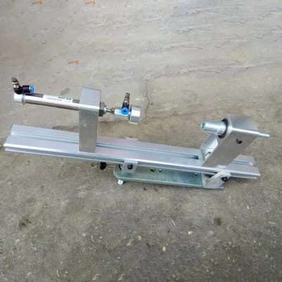 Station Accessoires Set - Drukpers Onderdelen - Gebogen Oppervlak Printen - Koolstofstaal Constructie - Complete Set - Zilverkleurig