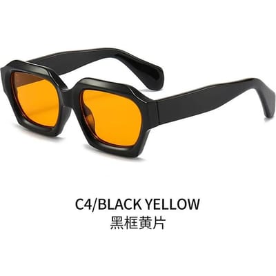 Lunettes de Soleil Carrées Surdimensionnées Mode Femme Designer Vintage Lunettes de Soleil Femmes Grandes Montures Lunettes de Soleil Protection UV 400 Oculos De Sol 1PC