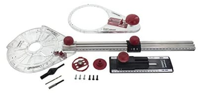 Cirkelgeleiderset voor Router - Snijden en Routeren van Circles van 1,5 inch tot 132 cm - Inclusief Bonus Offset Basis voor Randprojecten