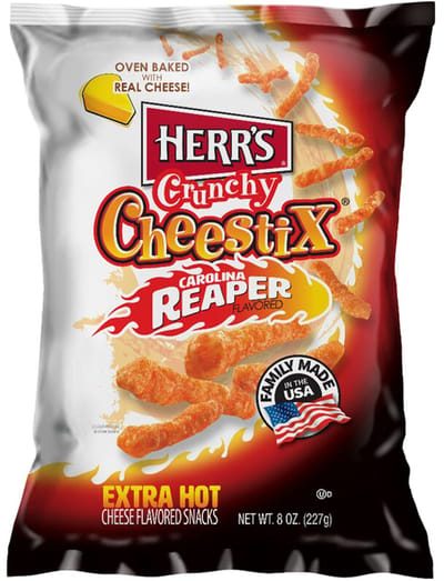 Herr's Carolina Reaper Cheesestix 8 x 227 gram