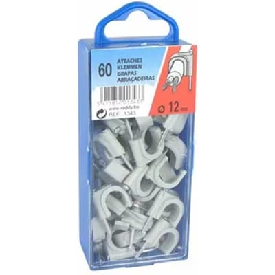 Reddy Clips 12mm Grijs 60st.