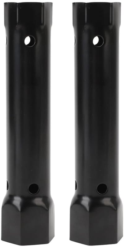 Dailygoods - 2 Stuks Koolstofstaal Kraandopsleutel voor Installatie