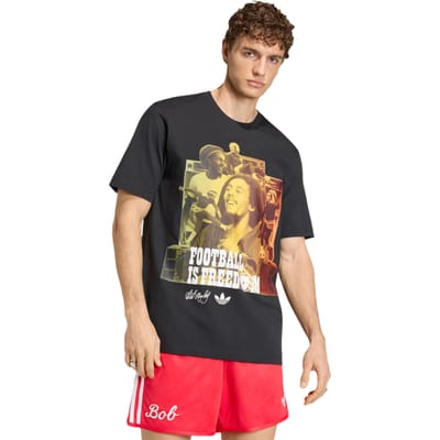 Adidas Bob Marley Originals T-shirt T-shirts Heren - Zwart - Maat XXXL - Katoen Jersey