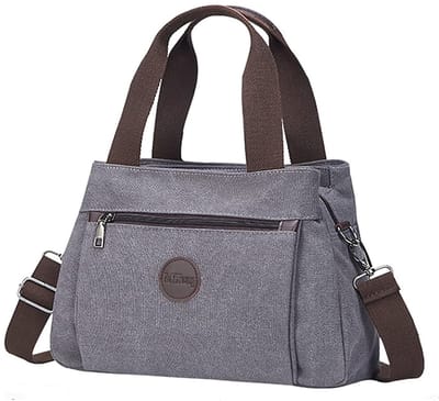 REDOM Vintage Canvas Schoudertas voor Vrouwen – Lichtgewicht & Veelzijdig
