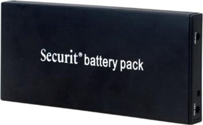 Securit®-batterij voor informatieschermen en lampen