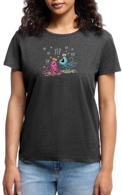 Sesamstraat Yip Yip Alien Premium T Shirt Dames