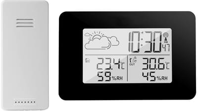 Weerstation Binnen en Buiten - Hygrometer Draadloos - Luchtvochtigheidsmeter
