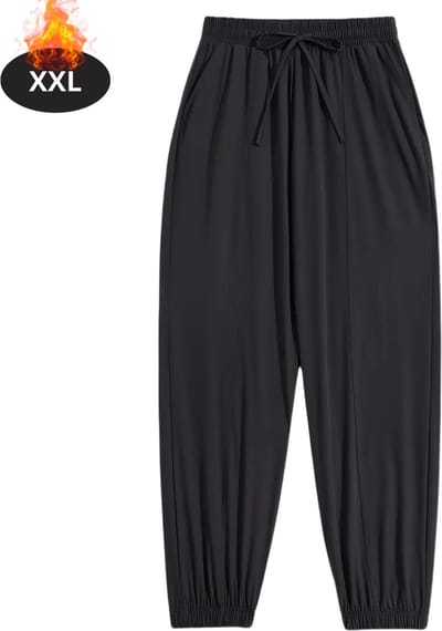 Livano Trainingsbroek Dames - Sportbroek - Trainingsbroek Lang - Trainingspak - Sportkleding - Zwart - XXL