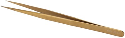 Allecto - Precisiepincet - Antimagnetische Pincet - Lange Levensduur - Gouden - Corrosieweerstand - Geschikt voor Pc-klokken - Goud