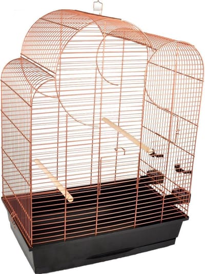 Vogelkooi Wammer 1 - Zwart/Koper