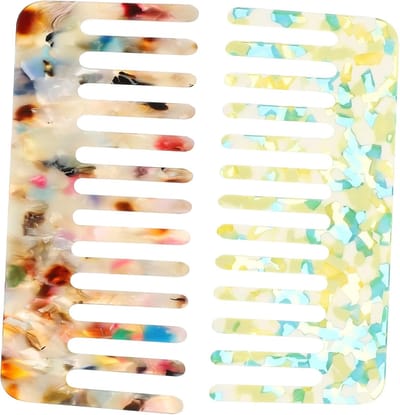 Antistatische Haarkam - Haarstyling Ontklitter - Dagelijks Gebruik - Duurzaam Acetaat Materiaal - 13 x 6 cm