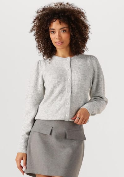 Notre-V Nv-grace Truien & vesten Dames - Sweater - Hoodie - Vest- Lichtgrijs - Maat XXL