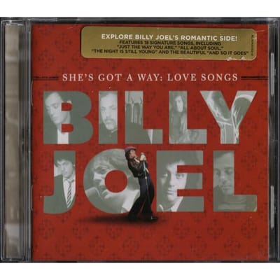 CD BILLY JOEL - She's Got a Way: Love Songs 88765430392 Columbia 2013 US Rock Gebruikt gray