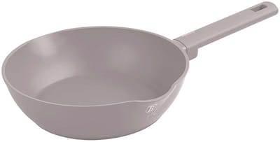 BerlingerHaus 8091 - Koekenpan - 28 cm - Taupe collection - met schenktuit
