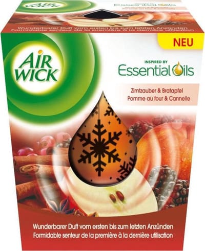 Air Wick - Luchtverfrisser - Geurkaars - Pomme au Four & Cannelle - 105g