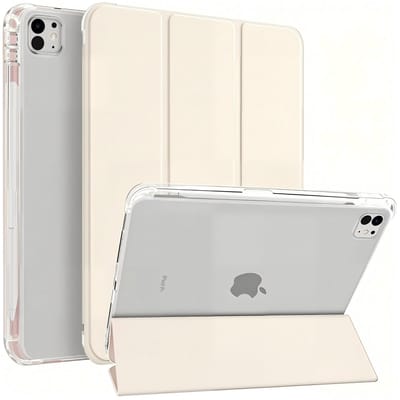 Chenglong Tablet Hoes Geschikt voor Apple iPad 11 (2025) A16/iPad 10.9 Inch 10e generatie (2022) - Hoesje-Wit