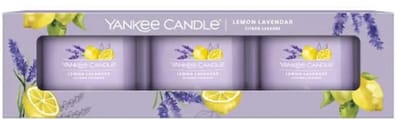 Yankee Candle Filled Votive 3-pack - Lemon Lavender - 30 branduren - 3 stuks