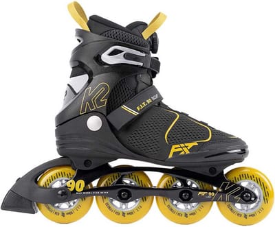 K2 Skates F.i.t90 Boa Inline Skates Zwart EU 42 Man