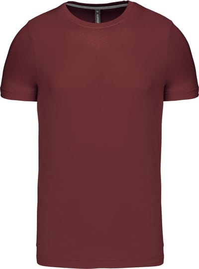Kariban T-shirt ronde hals korte mouwen K356 - Wine - 4XL