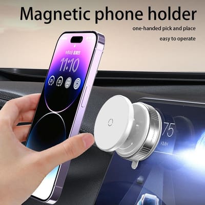 TrendXL - Magnetische Telefoonhouder - 360° Draaibaar - Sterke Zuignap - Universeel