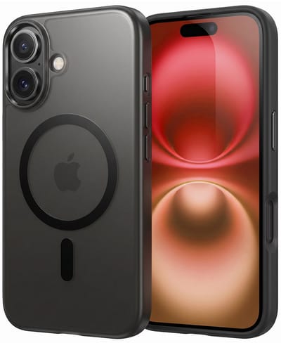 Hoesje - Geschikt voor Apple iPhone 16 - Magsafe Compatible - Sterk & Shockproof - Back Cover - Shock Proof Case - Telefoon Hoes Shockproof - Zwart