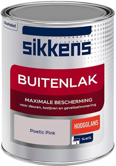 Sikkens - Buitenlak Hoogglans - Poetic Pink - Mengverf - 1 L