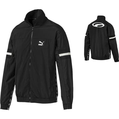 Puma XTG Woven Lange Mouw Zip Up Zwart Heren Track Jacket 595310 01