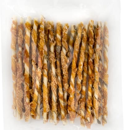 Kyra's Pets Boutique Combiestaaf Kip & Vis (24st) - 25cm - Hondensnacks - Hondenkoekjes - Kauwstaaf Hond