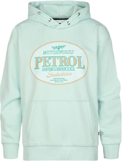 Petrol Industries - Jongens Hoodie Obregón - Groen - Maat 104
