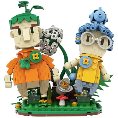 Gobricks MOC It Takes Two Spel Bakstenen Mama & Papa Man Kodi Vrouw Xiaomei Met Basis DIY Bouwsteen Leren-Gericht Speelgoed Kind Cadeau